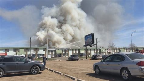 fire in edmonton industrial area